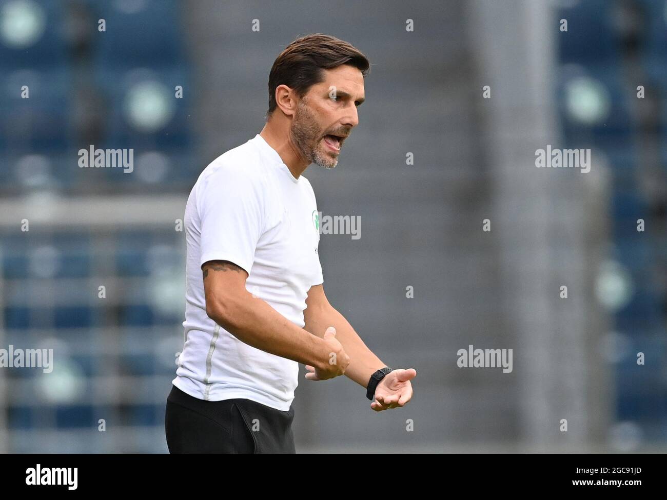 Potsdam, Germany. 07th Aug, 2021. Football DFB Cup, SV Babelsberg 03 SpVgg Greuther Fürth