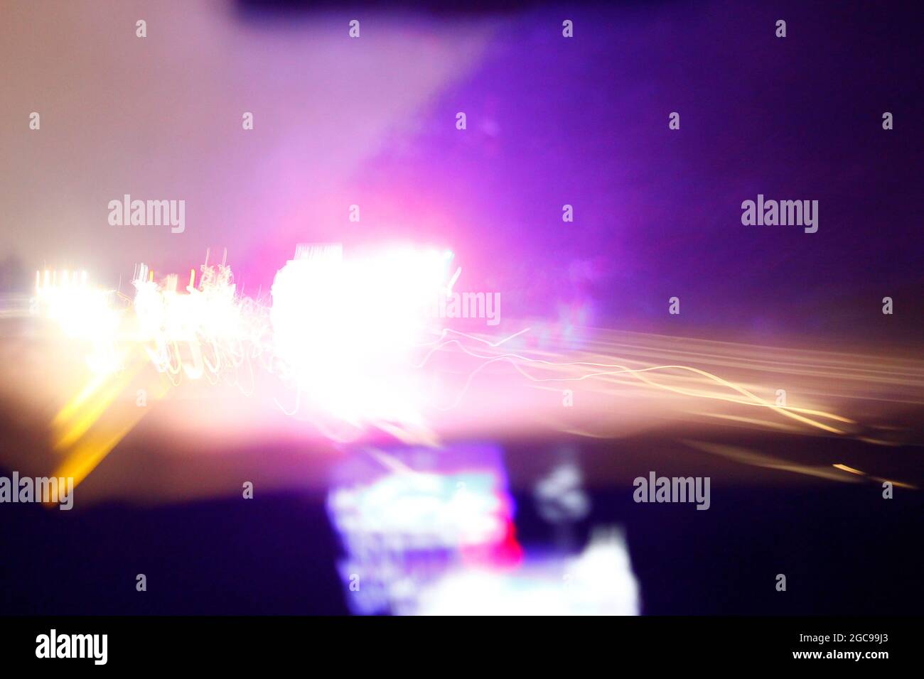 Image multiple light trails hi-res stock photography and images - Alamy