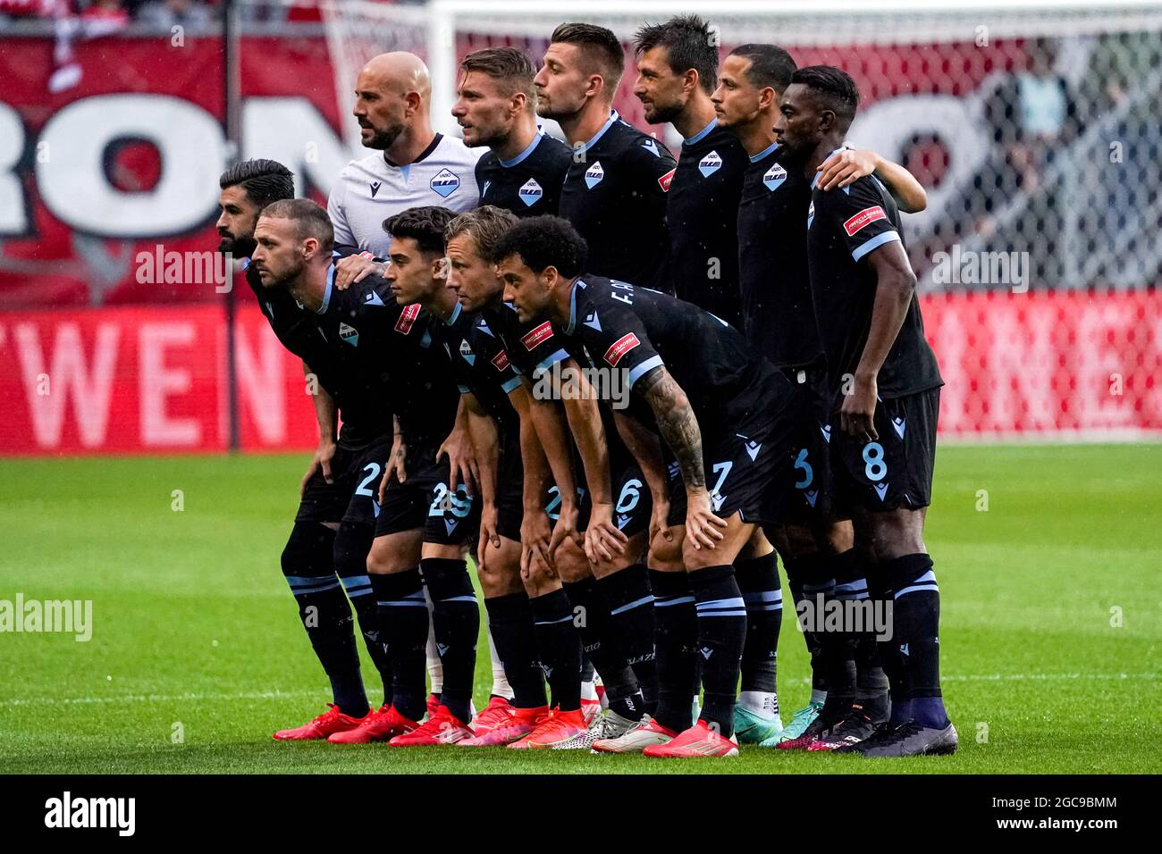 Enschede Netherlands August 7 Players Ss Lazio During The Preseason Friendly Match Match Between Fc Twente And Ss Lazio At De Grolsch Veste On August 7 21 In Enschede Netherlands Photo