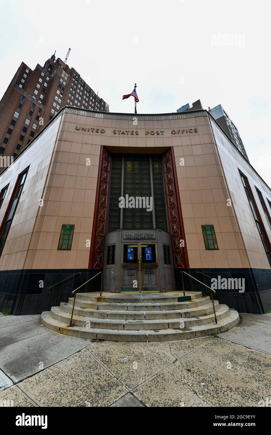 New York June 16, 2021 United States Post Office, Canal Street