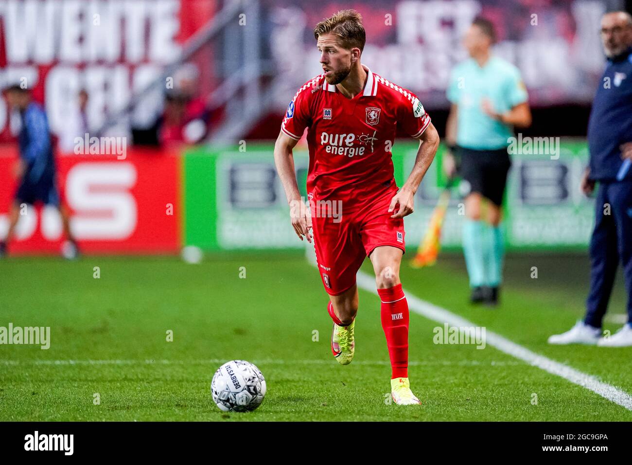 Enschede Netherlands August 7 Gijs Smal Of Fc Twente During The Preseason Friendly Match Match Between Fc Twente And Ss Lazio At De Grolsch Veste On August 7 2021 In Enschede