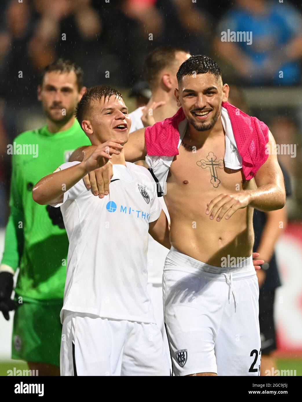 Potsdam, Germany. 07th Aug, 2021. Football DFB Cup, SV Babelsberg 03 SpVgg Greuther Fürth