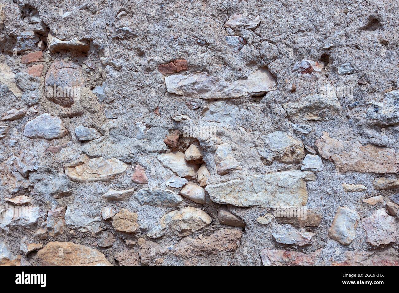 old grungy stone wall texture ready for your design Stock Photo