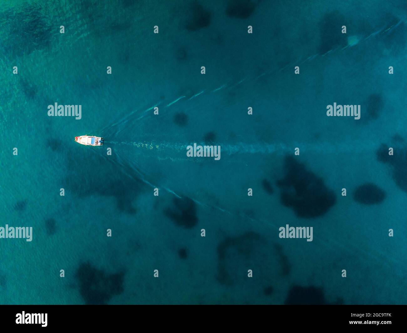 Aerial top down view azure hi-res stock photography and images - Alamy