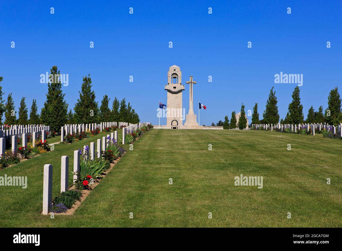 The World War I Villers–Bretonneux Australian national memorial and ...