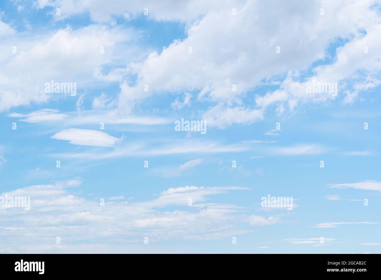Overcast view blue clouds hi-res stock photography and images - Alamy