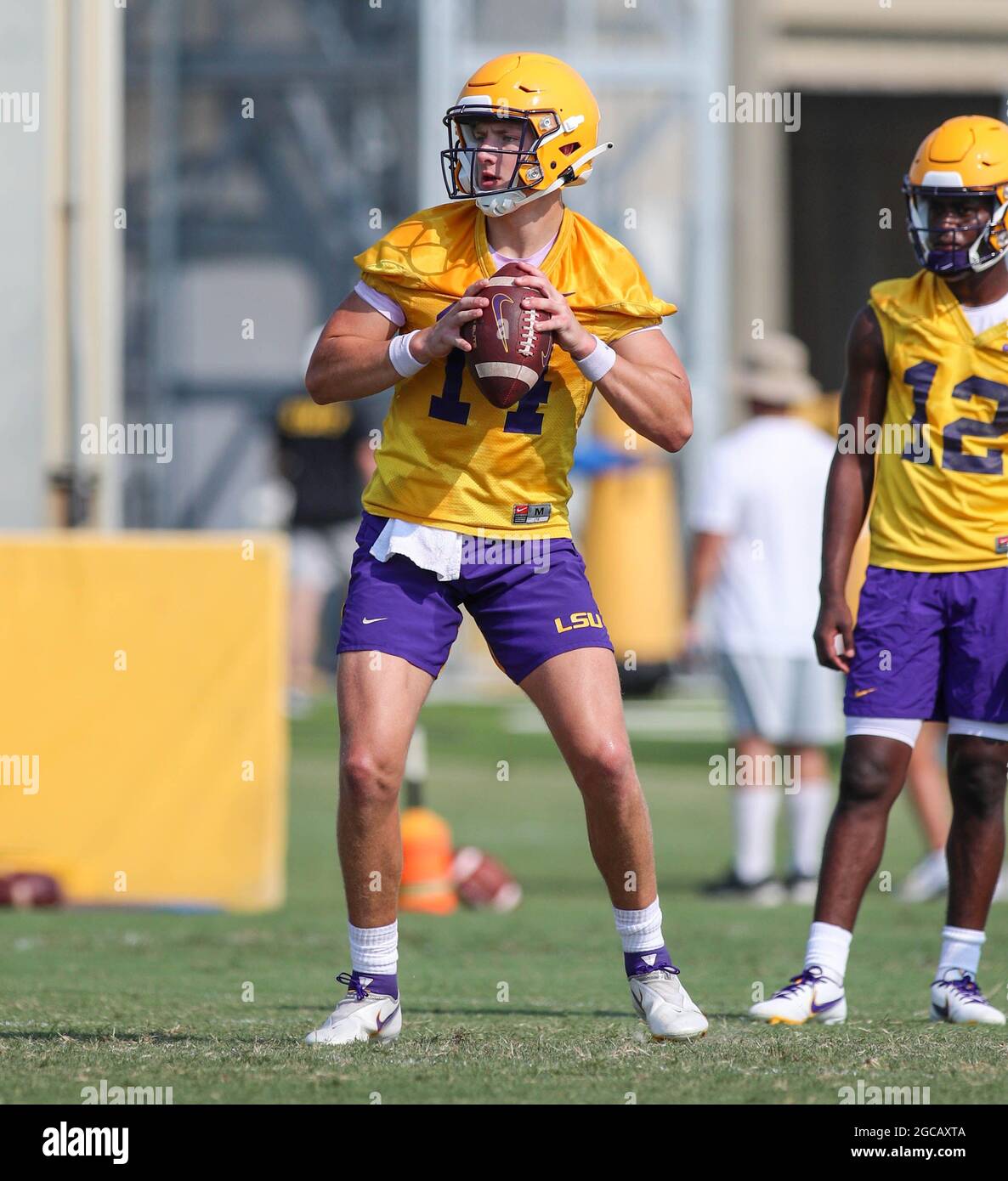 August 7 21 Lsu Quarterback Max Johnson 14 Delivers A Pass During The First Week Of Fall Football Camp At The Lsu Charles Mcclendon Practice Facility In Baton Rouge La Jonathan Mailhes Csm August 7 21 Lsu Quarterback Max Johnson 14 Delivers A Pass During The First Week Of Fall Football Camp At The Lsu Charles Mcclendon Practice Facility In Baton Rouge La Jonathan Mailhes Csm
