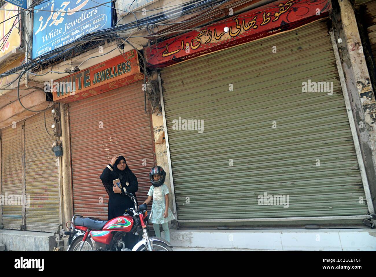 Deserted markets due to past lockdowns, highlighting economic impact