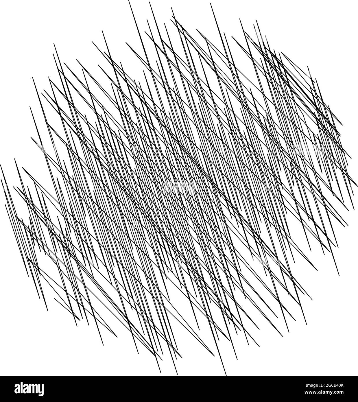 Geometric crisscross, zigzag, edgy lines element. Wavy, waving random ...