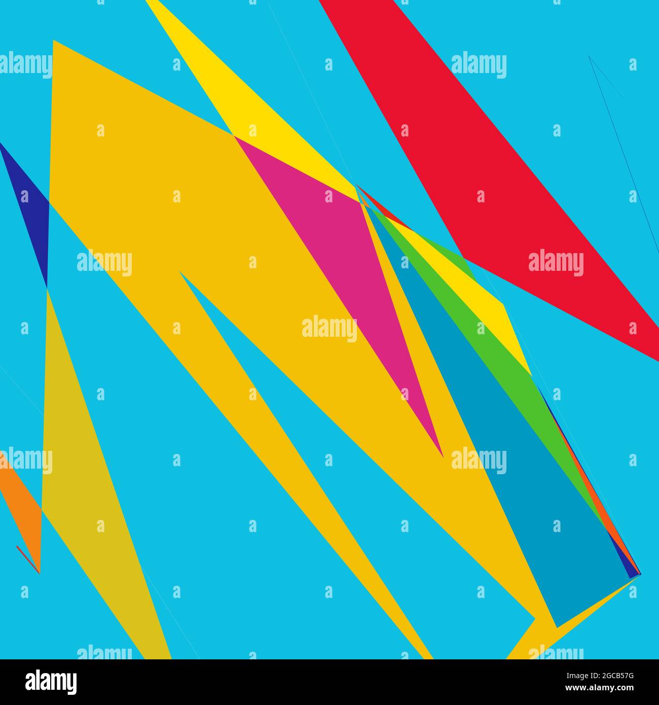 Random geometric abstract art element. Shattered texture – stock vector ...