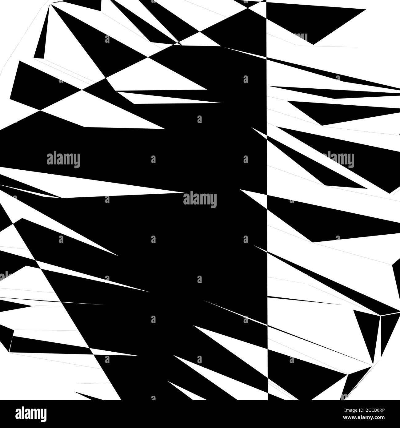 Random geometric abstract art element. Shattered texture – stock vector ...