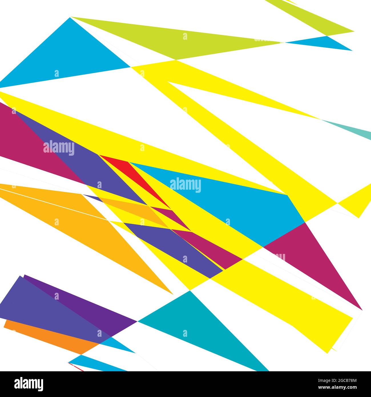Random geometric abstract art element. Shattered texture – stock vector ...