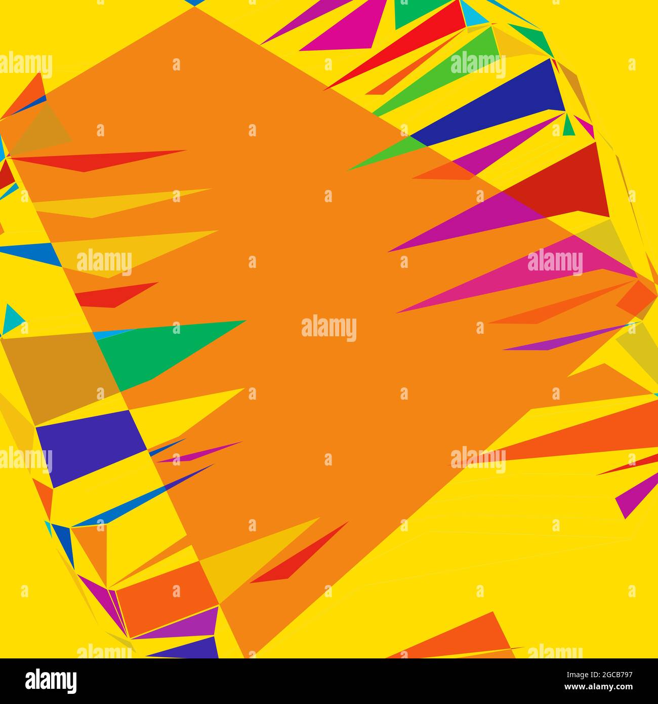 Random geometric abstract art element. Shattered texture – stock vector ...