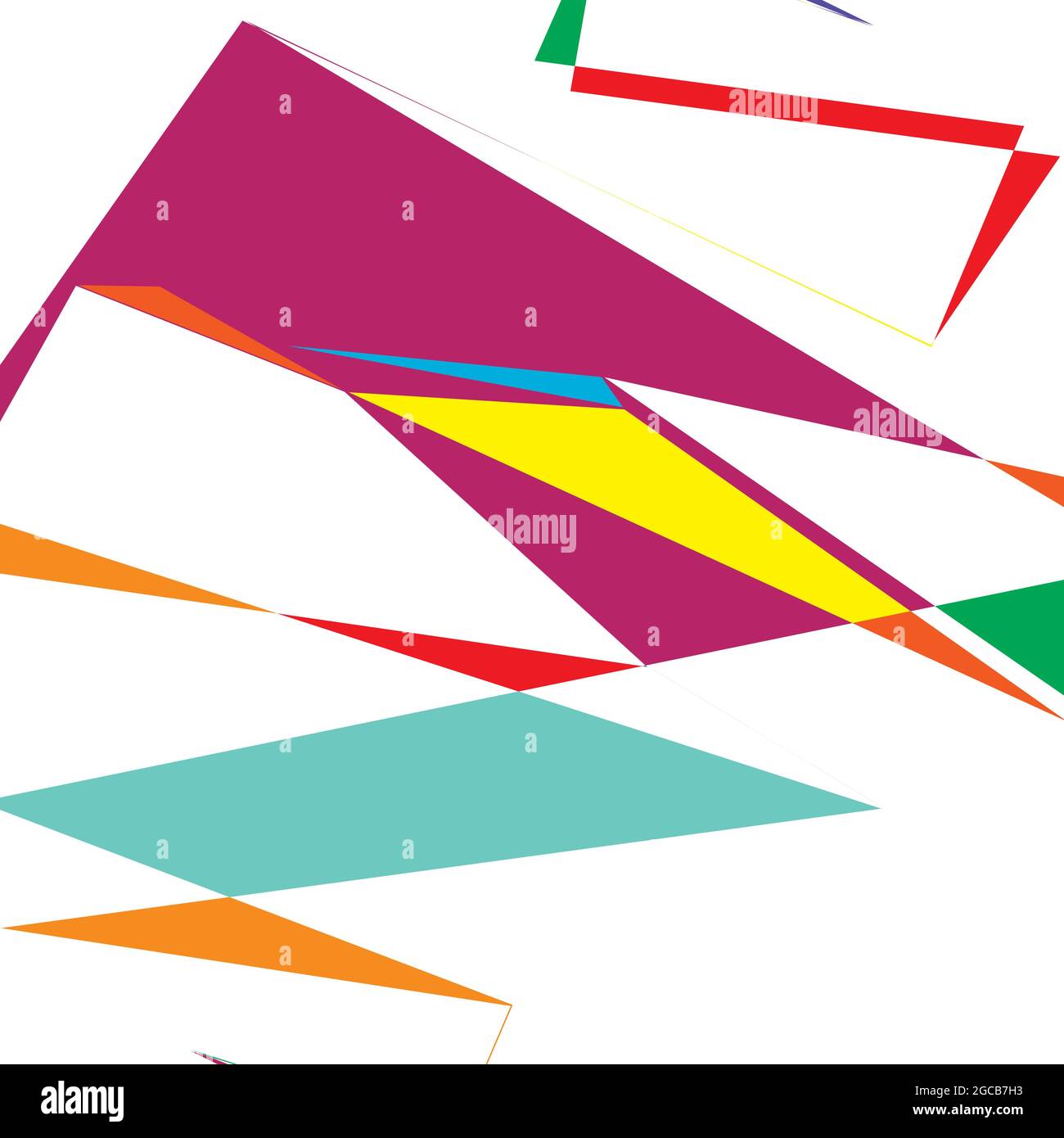 Random geometric abstract art element. Shattered texture – stock vector ...