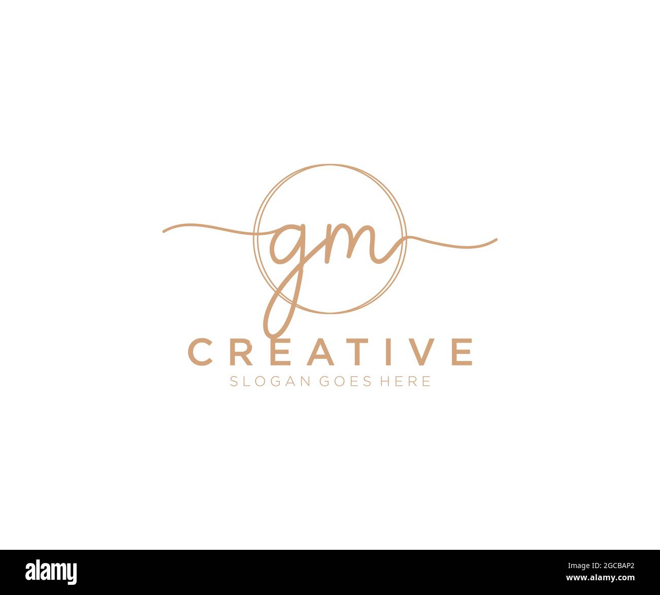 Initial GM beauty monogram and elegant logo design, handwriting logo of  initial signature, wedding, fashion, floral and botanical with creative  template. 13260152 Vector Art at Vecteezy