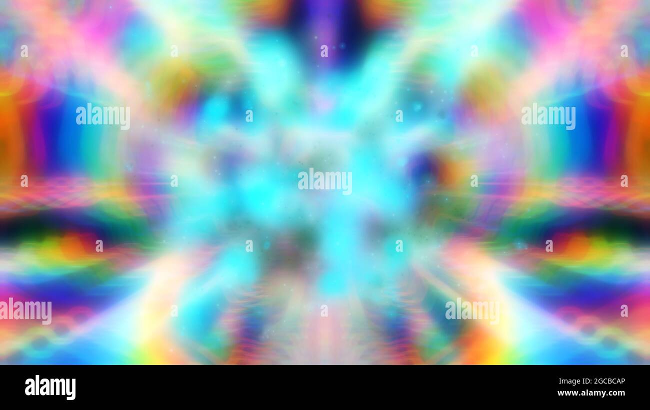 Abstract multicolored rainbow blurred background. Stock Photo
