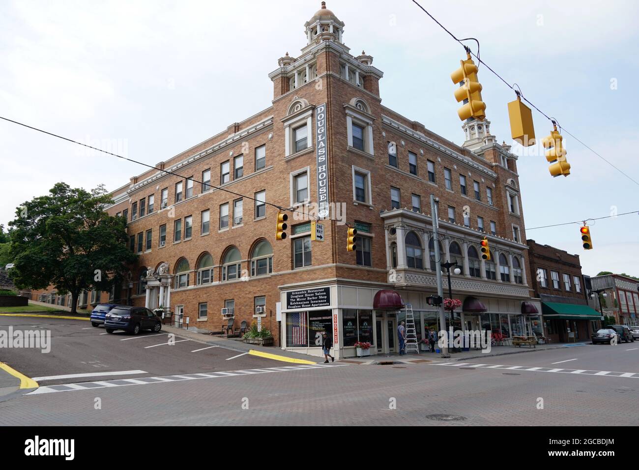 The Douglas House in Houghton, Michigan Stock Photo Alamy