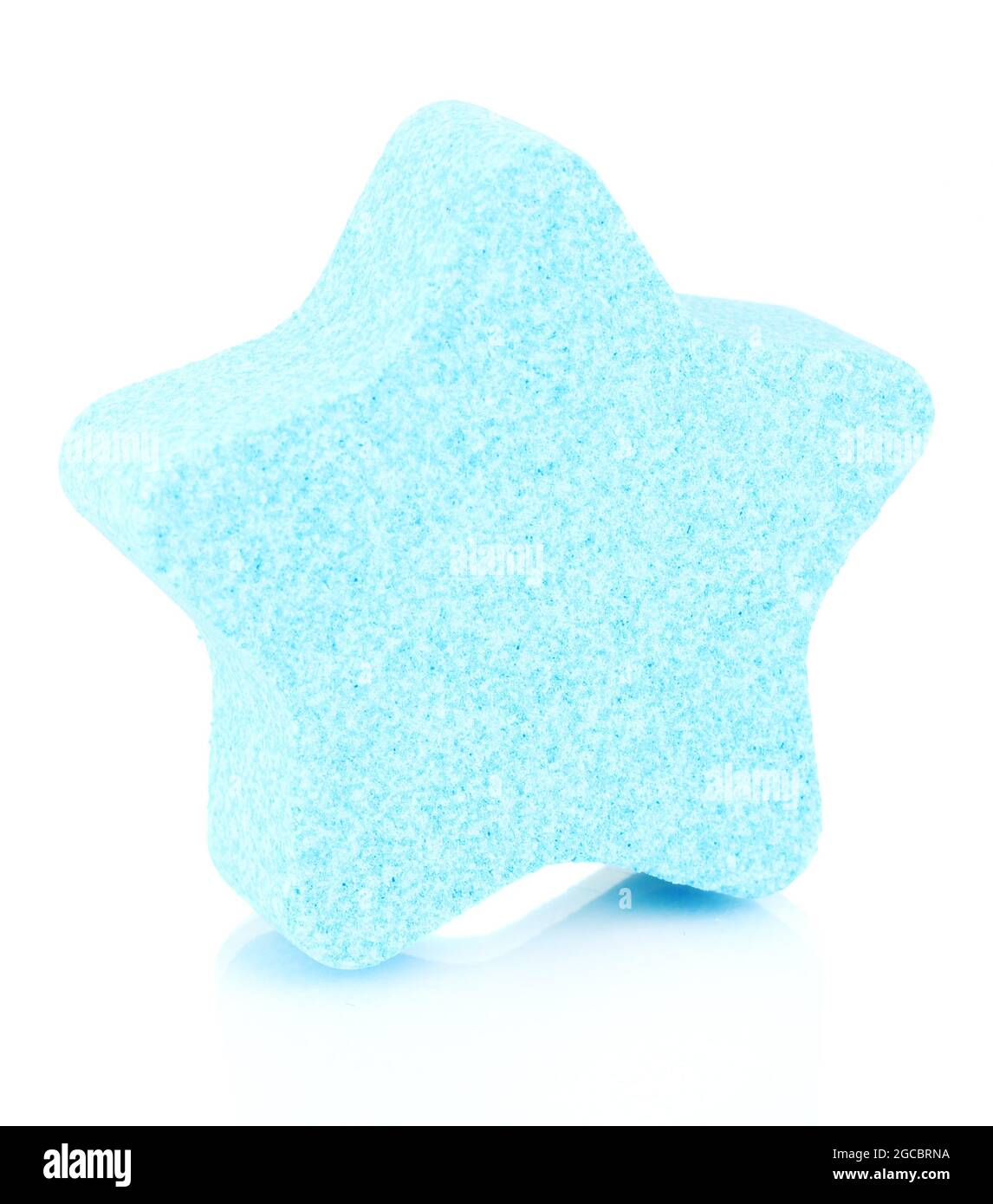 Sea salt for bathing, isolated on white Stock Photo Alamy