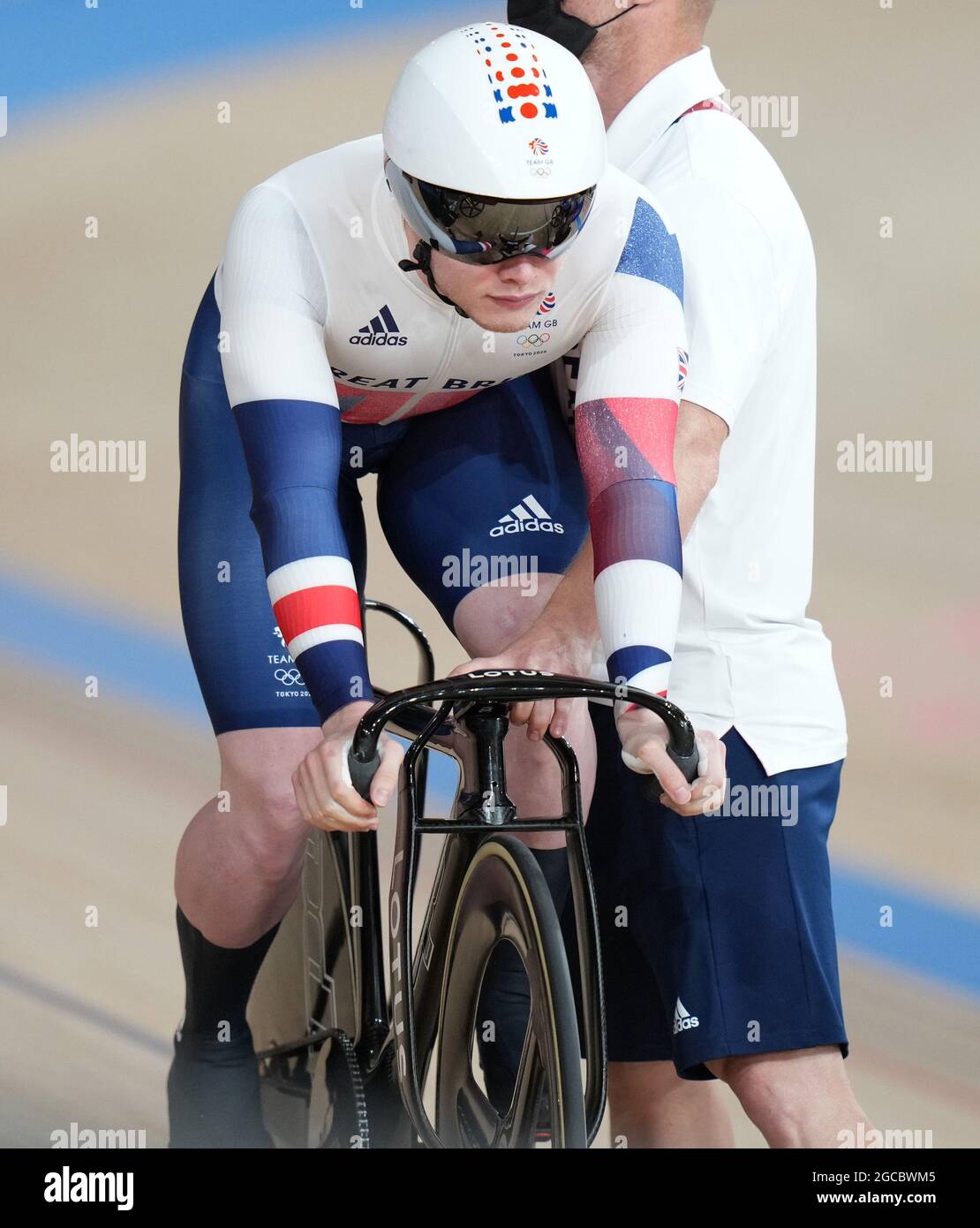 Izu, Japan. 8th Aug, 2021. Jason Kenny of Britain competes during the ...