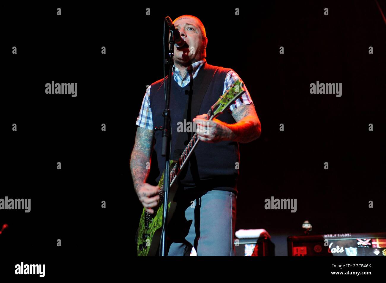 Rancid Performing at Sheffield Arena , Sheffield Stock Photo