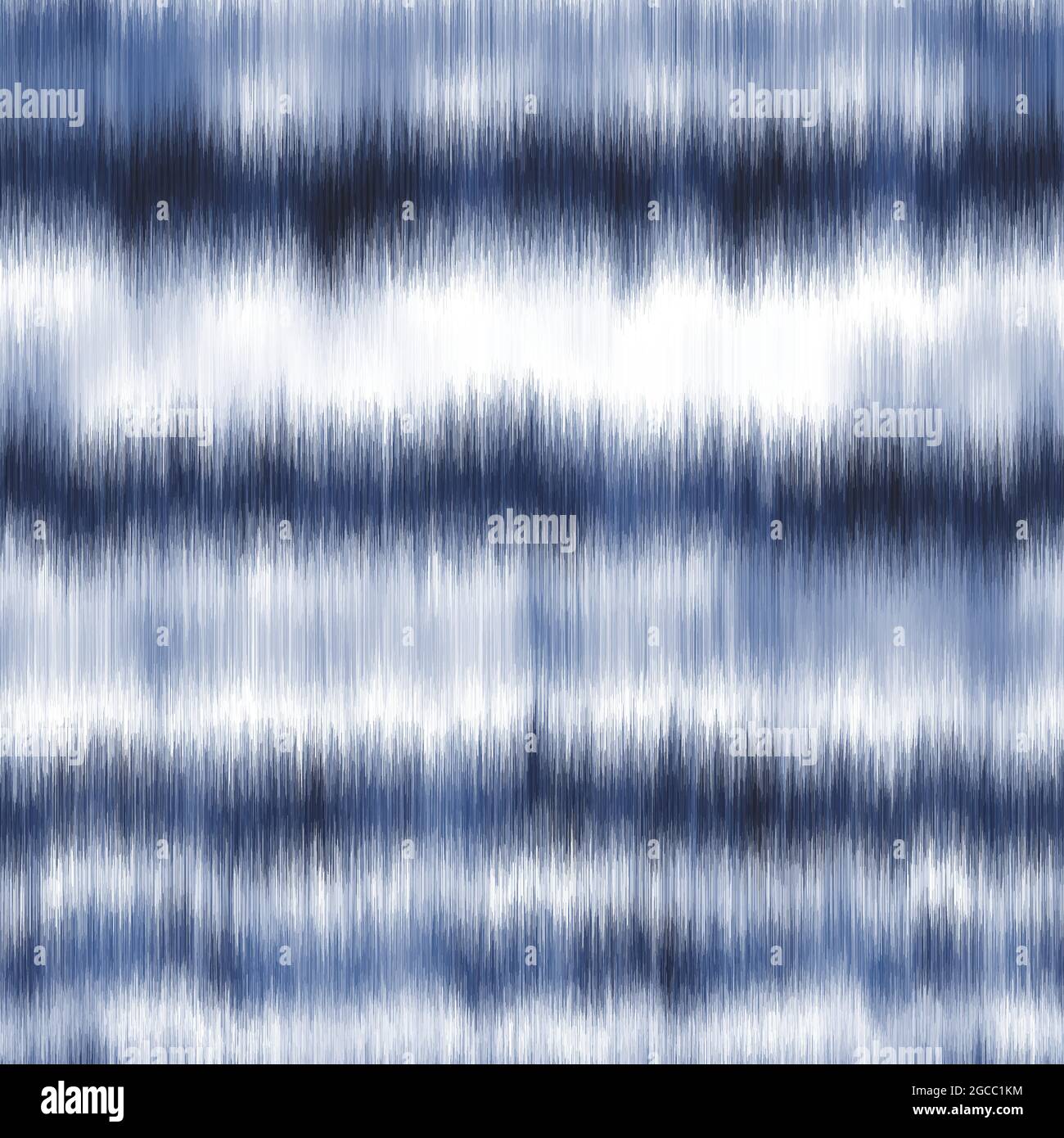 Seamless indigo shibori tie dye pattern for surface print Stock Vector