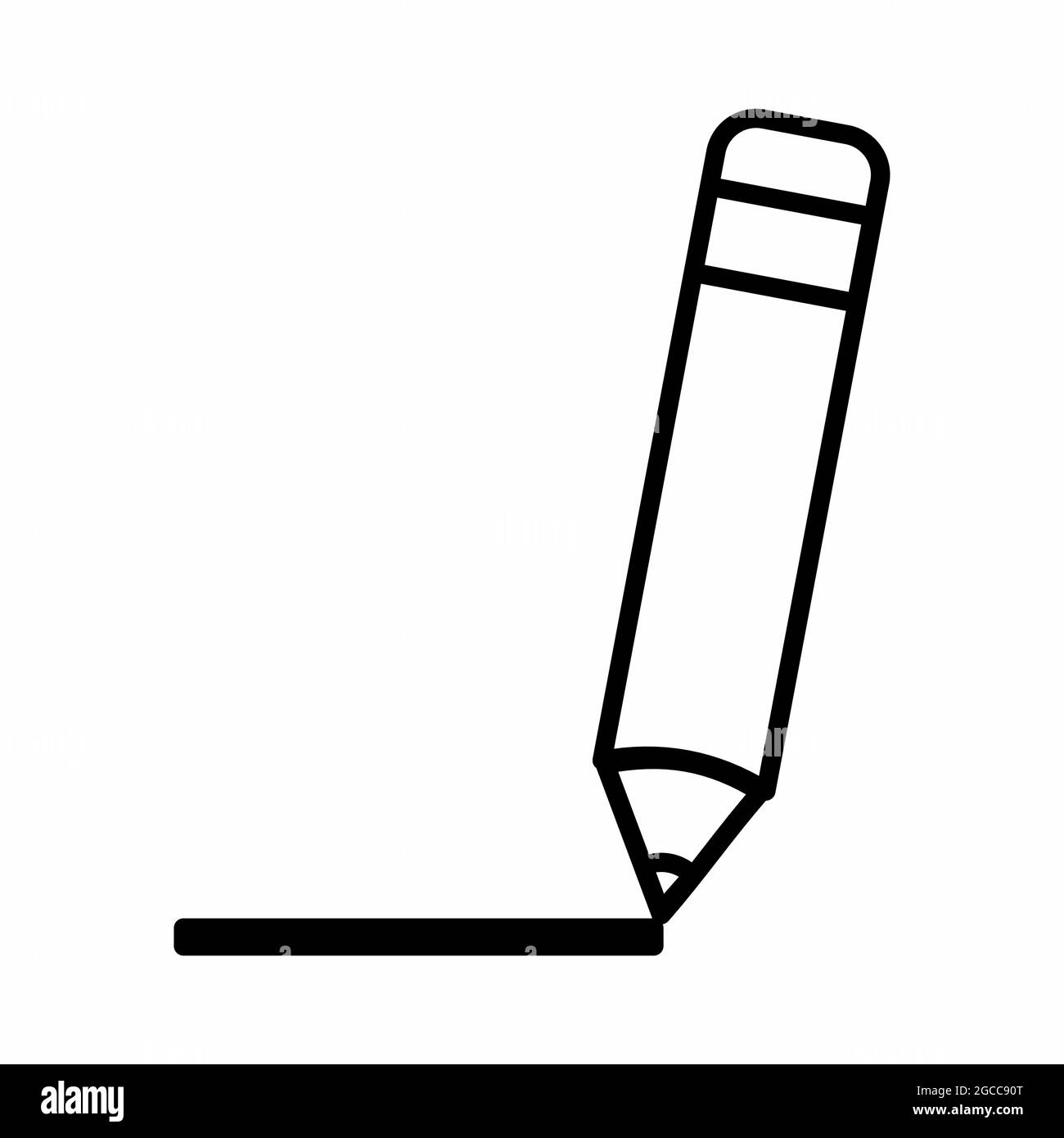 Icon Vector of Pen - Line Style - simple illustration. Editable stroke ...