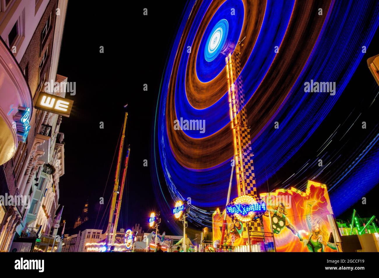 Festival Paaspop and Fairground Stock Photo