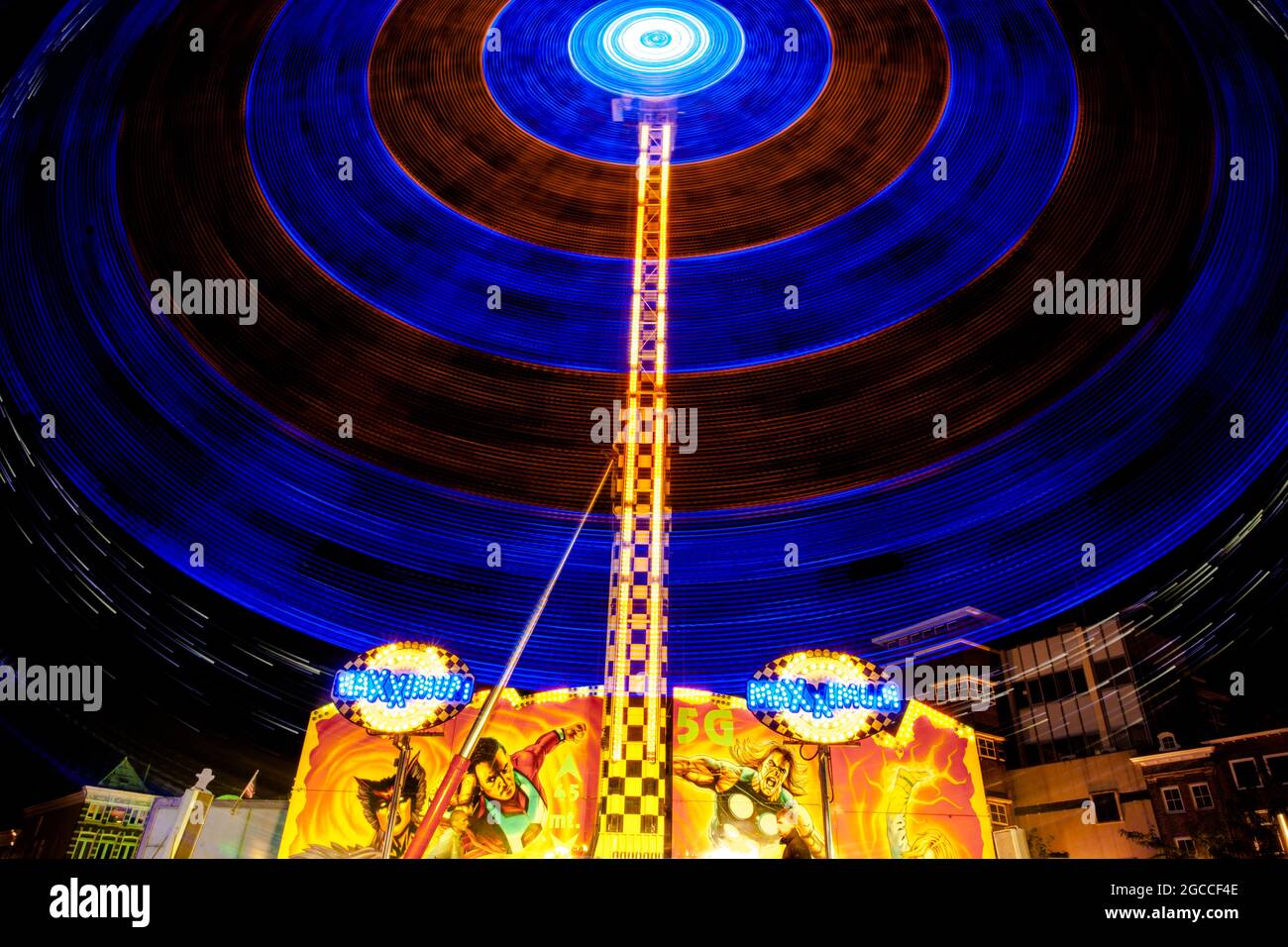 Festival Paaspop and Fairground Stock Photo