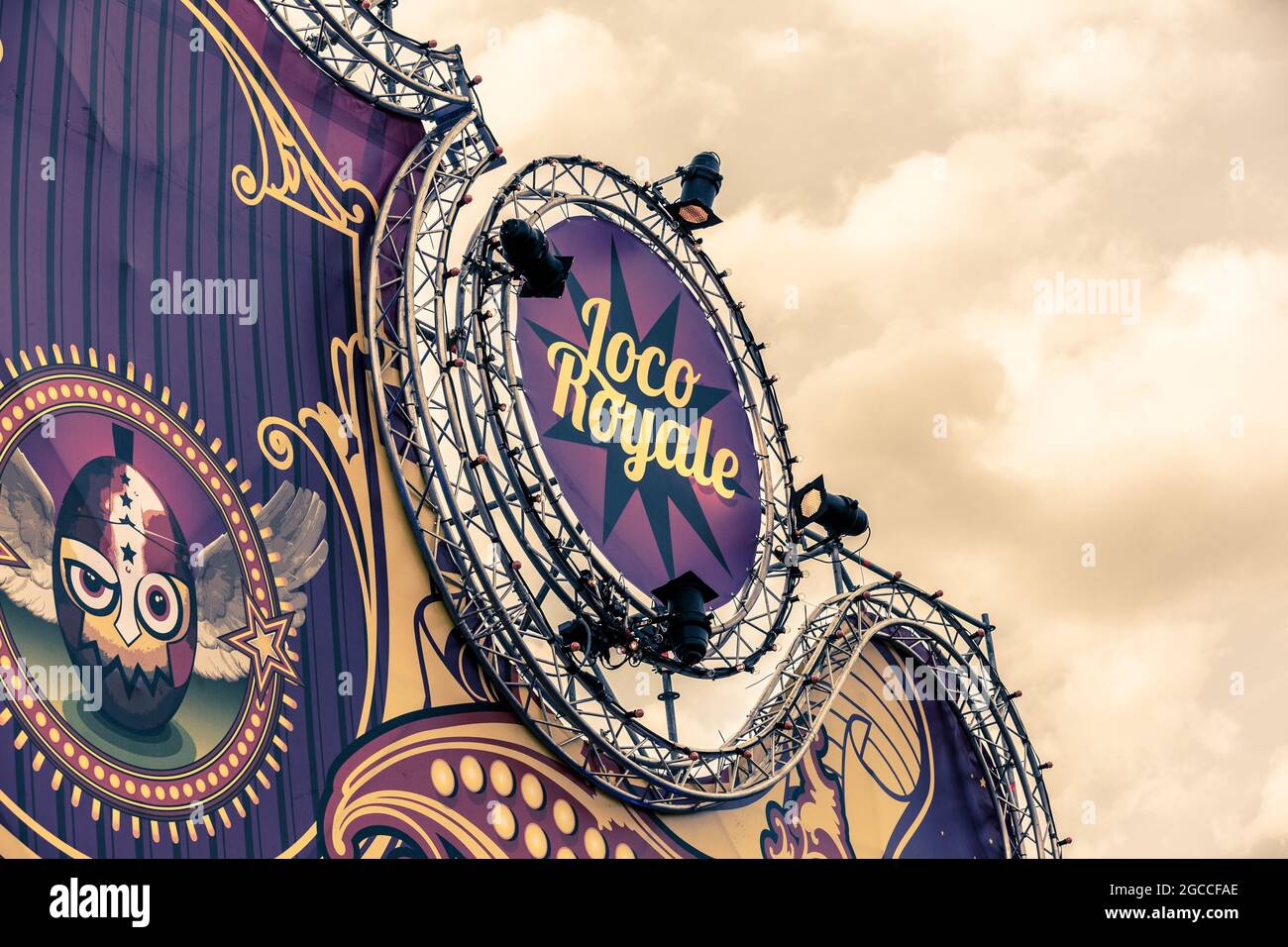 Festival Paaspop and Fairground Stock Photo