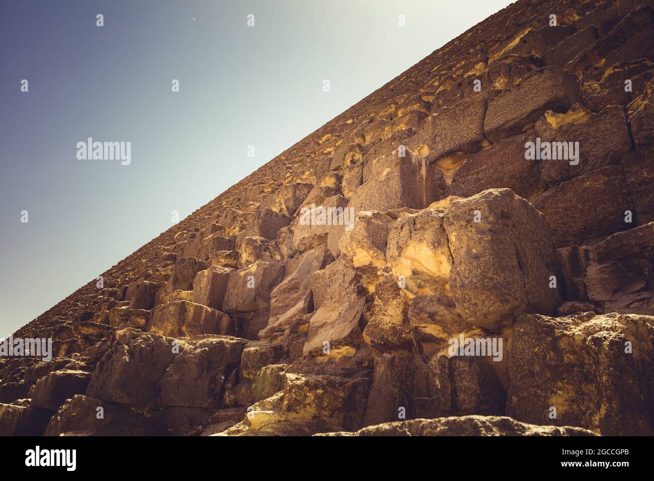Pyramids of Giza Egypt Stock Photo