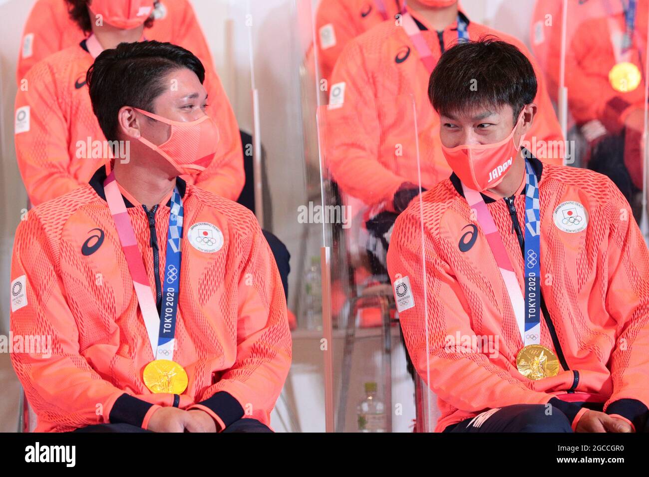 (L to R) Hayato Sakamoto, Yuki Yanagita (JPN), AUGUST 8, 2021