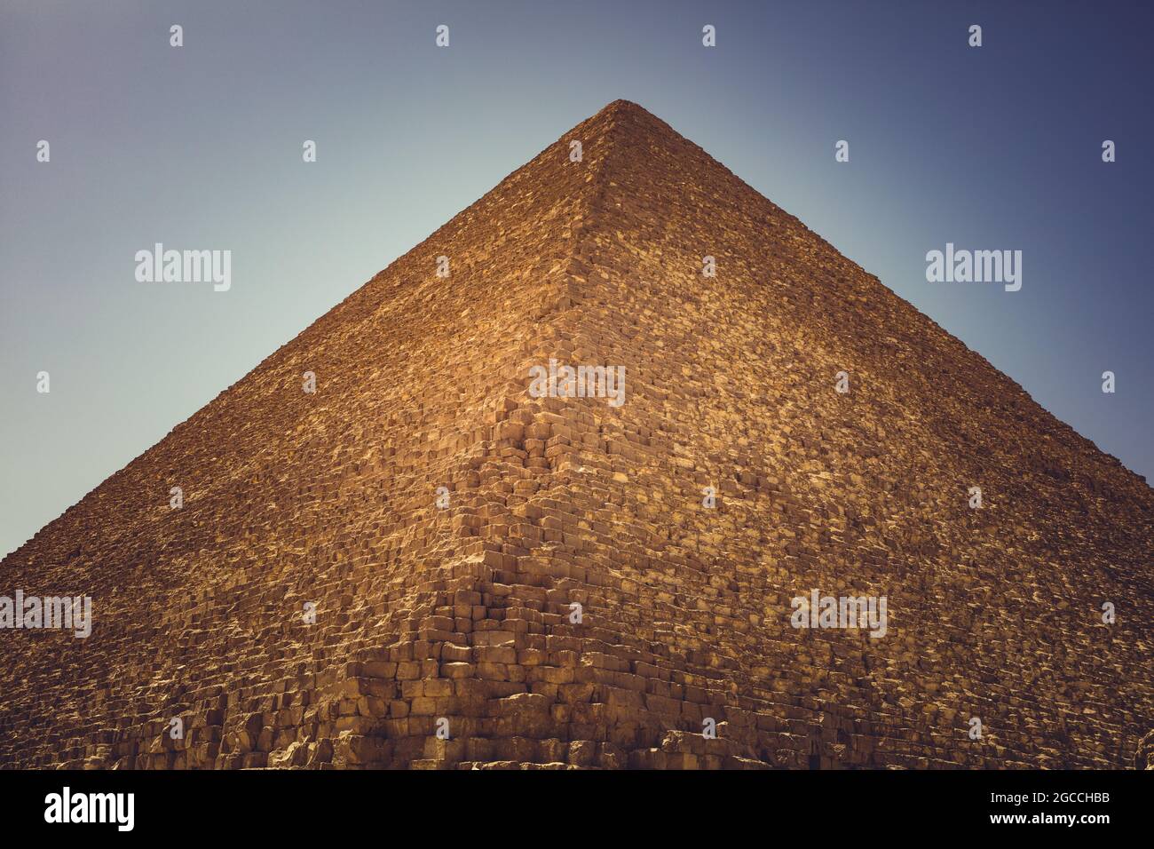 Pyramids of Giza Egypt Stock Photo