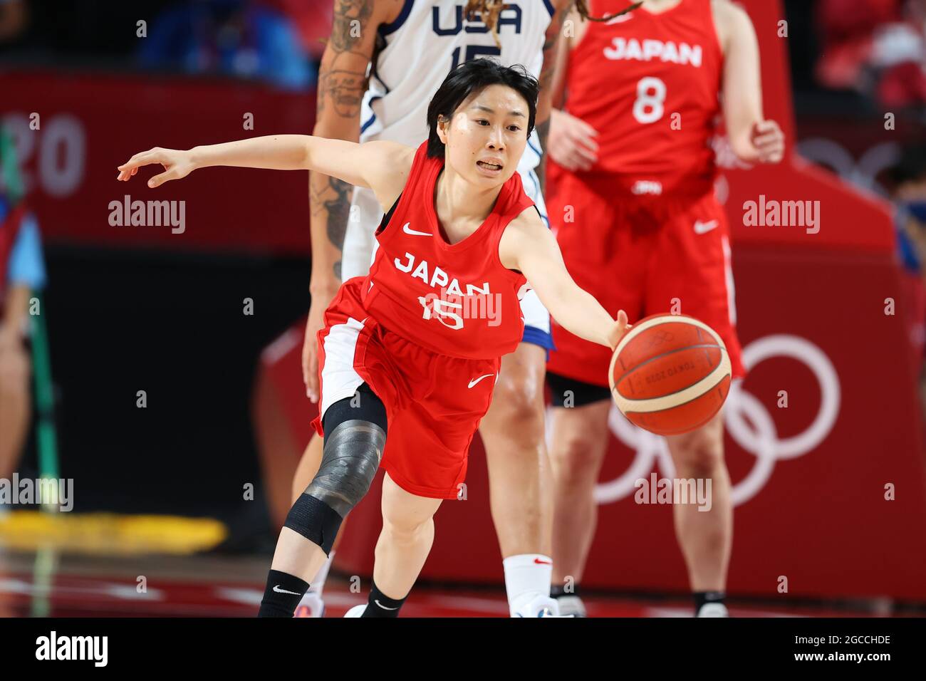 Saitama, Japan. 8th Aug, 2021. Nako Motohashi (JPN) Basketball Women