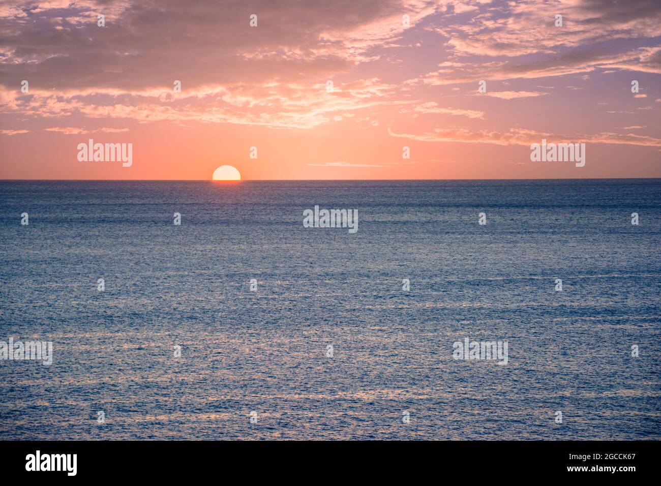 Dreamy golden sunrise over hi-res stock photography and images - Alamy
