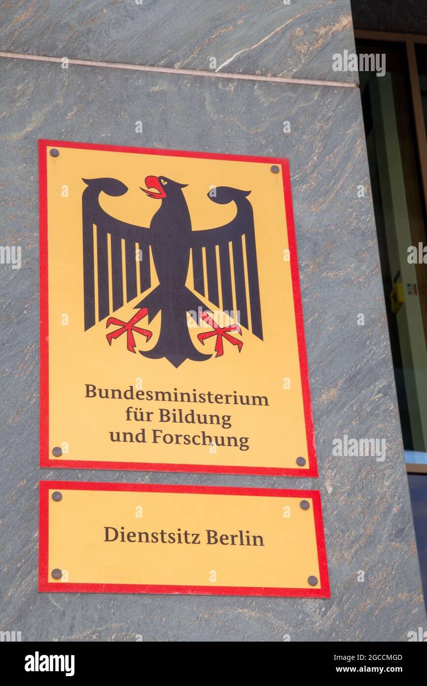 Federal Ministry of Education and Research, Berlin Stock Photo Alamy
