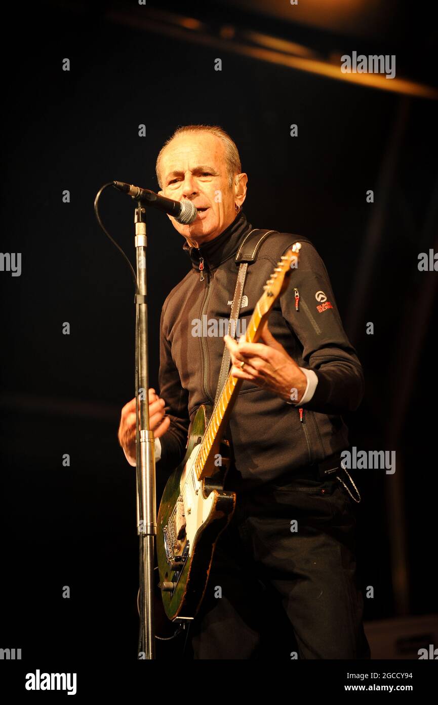 Status Quo Performing at Clumber Park Festival Stock Photo