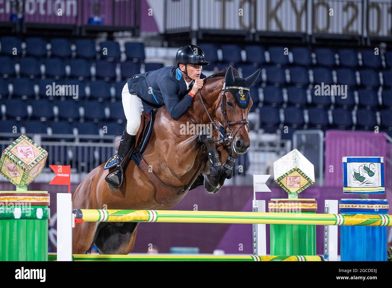 Henrik von ECKERMANN (SWE, 1st place, Olympic champion) on “King Edward