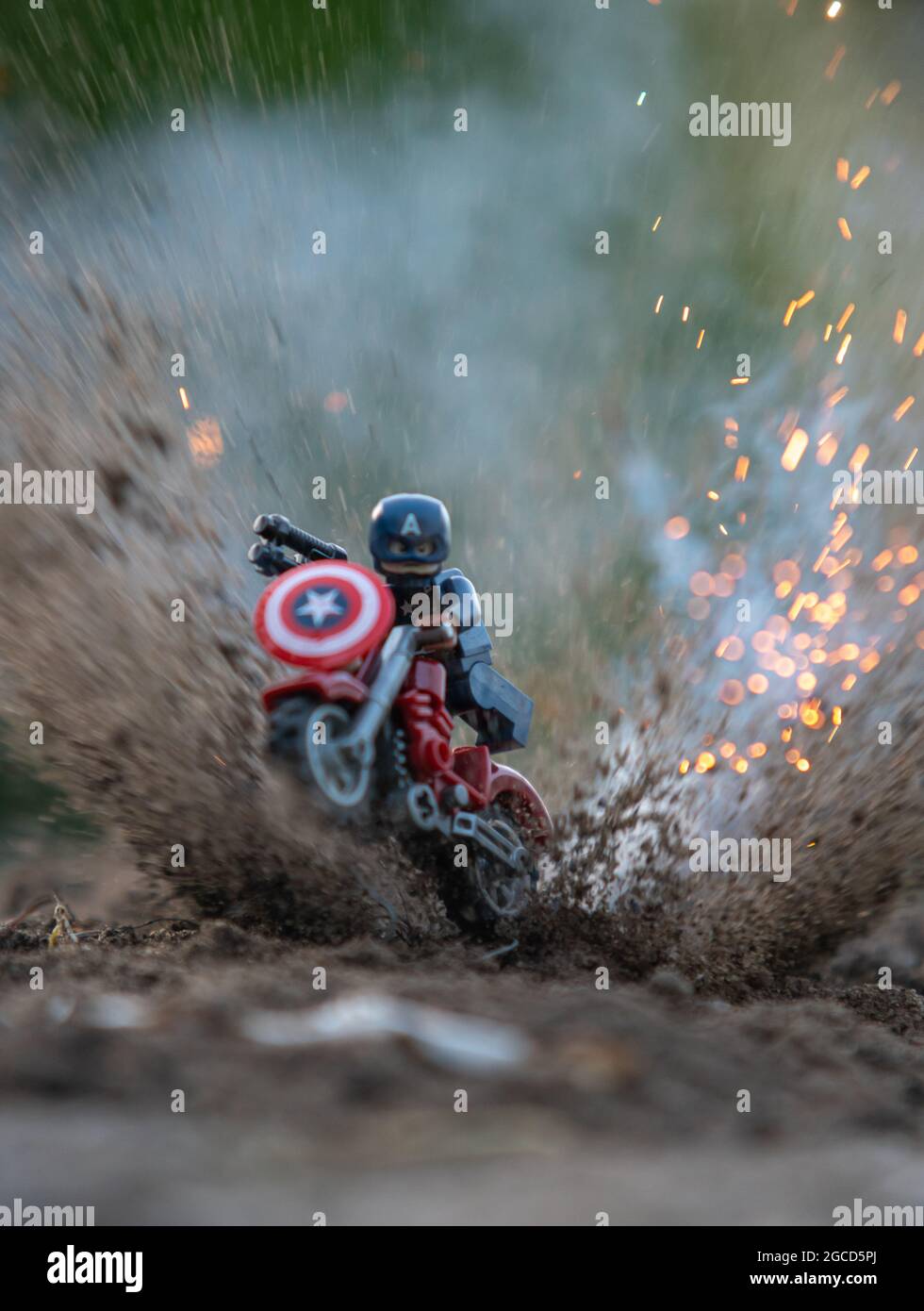 Lego marvel captain america Stock Photo - Alamy