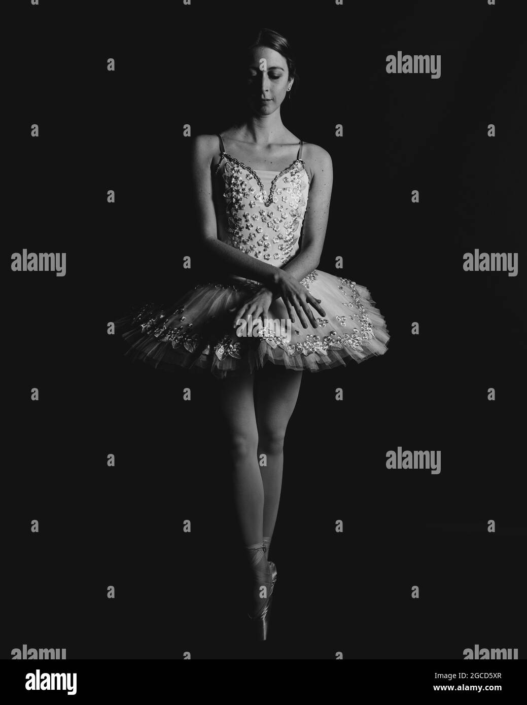 Ballet Dancer in my photostudio Stock Photo