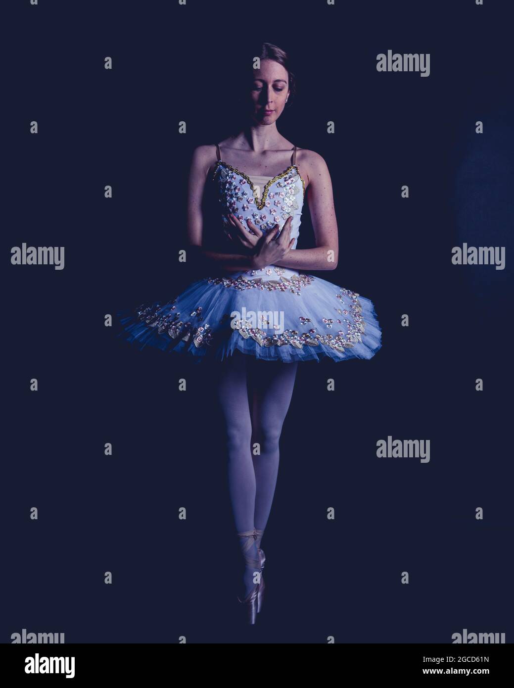Ballet Dancer in my photostudio Stock Photo