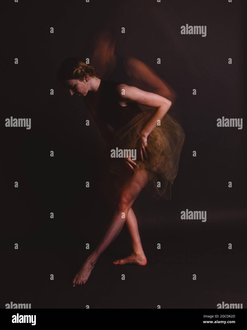 Ballet Dancer in my photostudio Stock Photo