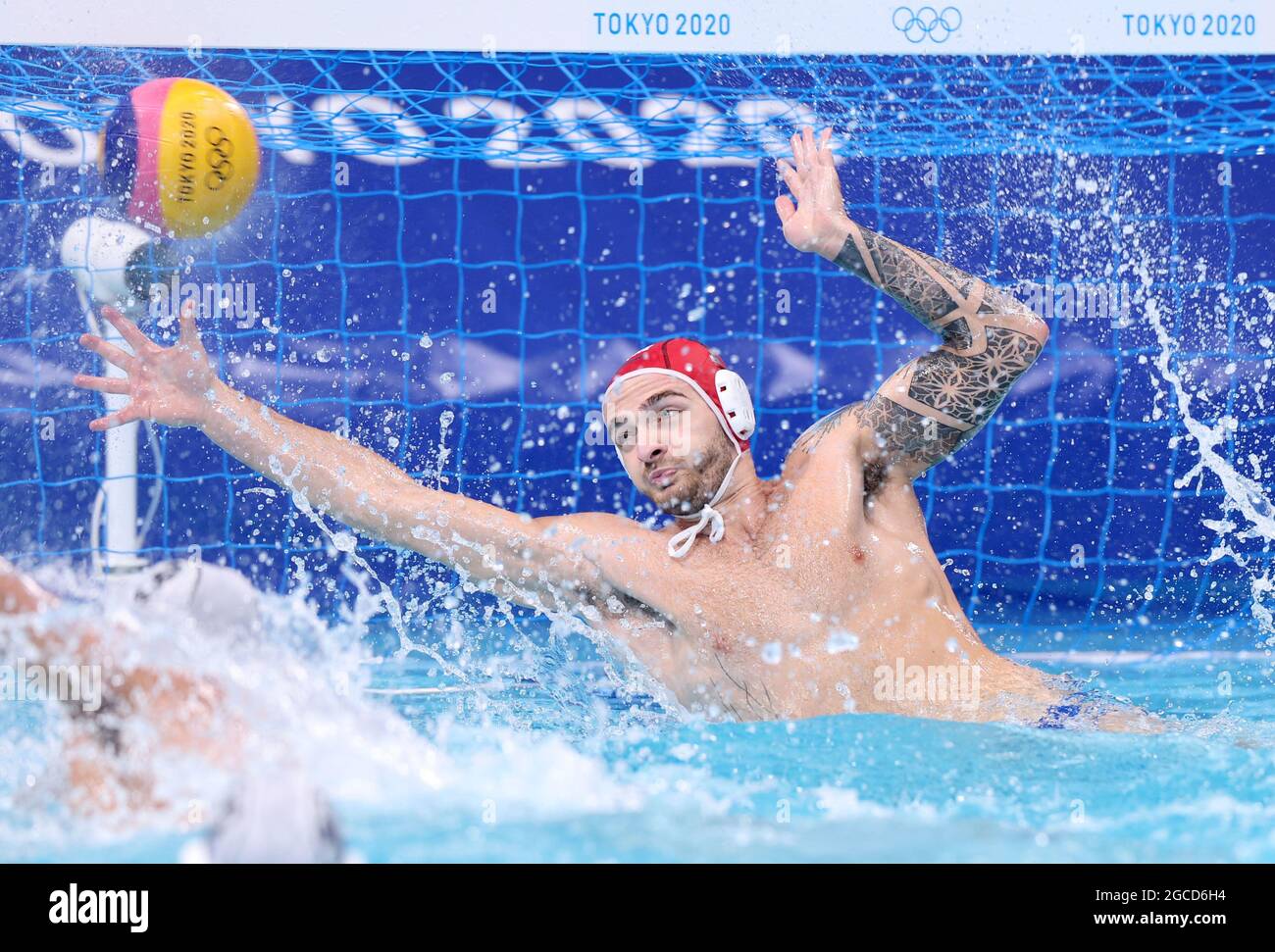 Tokyo, Japan. 8th Aug, 2021. Goalkeeper of Team Greece Emmanouil