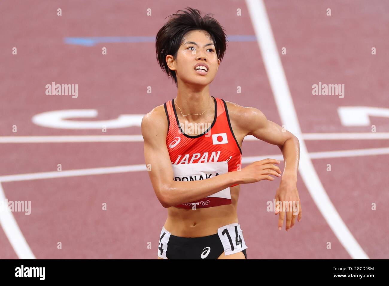 Ririka Hironaka JPN AUGUST 2 2021 Athletics Women s 5000m Final 