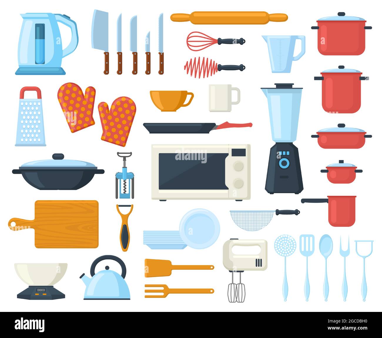 Kitchenware cooking culinary cutlery, tools, utensils elements