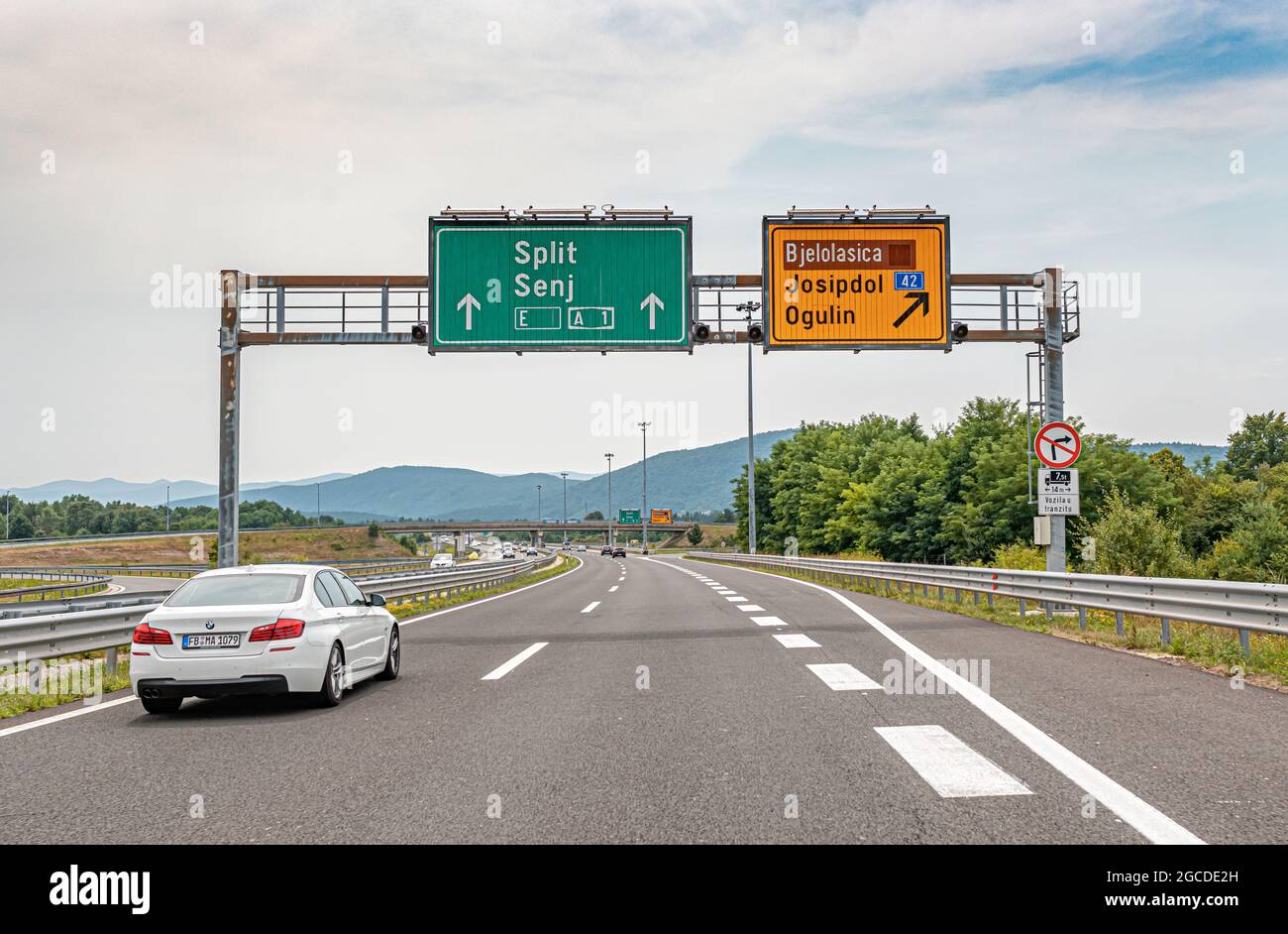 Cars are driving on the expressway or autobahn Stock Photo - Alamy
