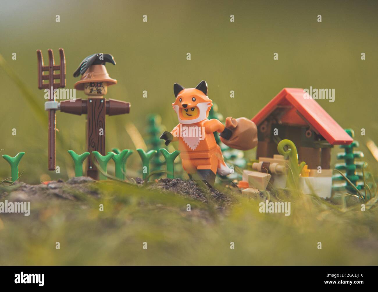 Lego fox on sale minifigure