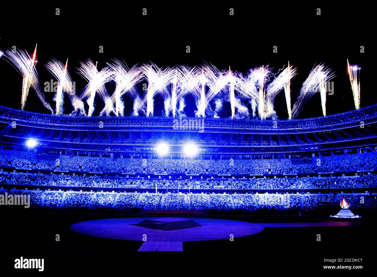 The closing ceremony of the Olympics. The largest sporting event in the