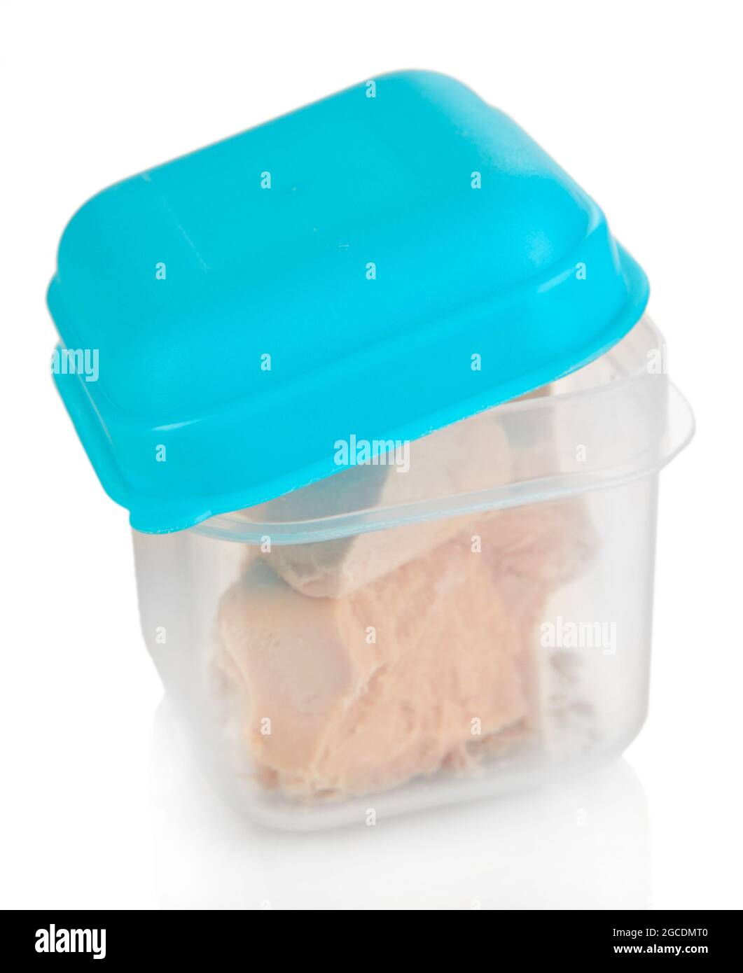 Dry yeast in container isolated on white Stock Photo Alamy