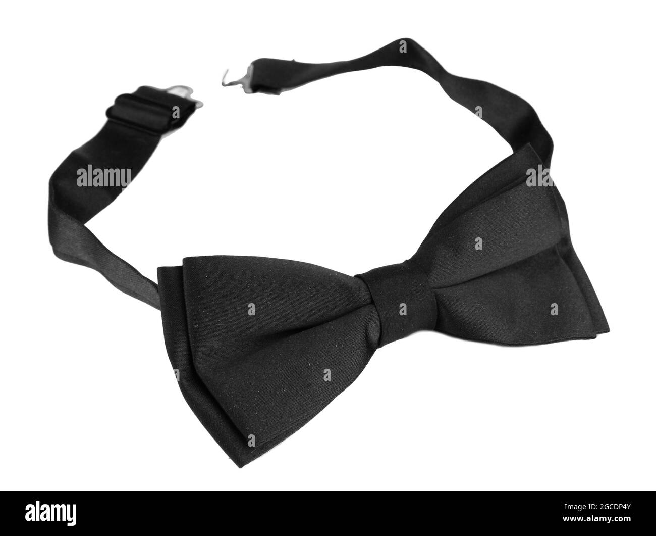 Black bow tie isolated on white Stock Photo Alamy