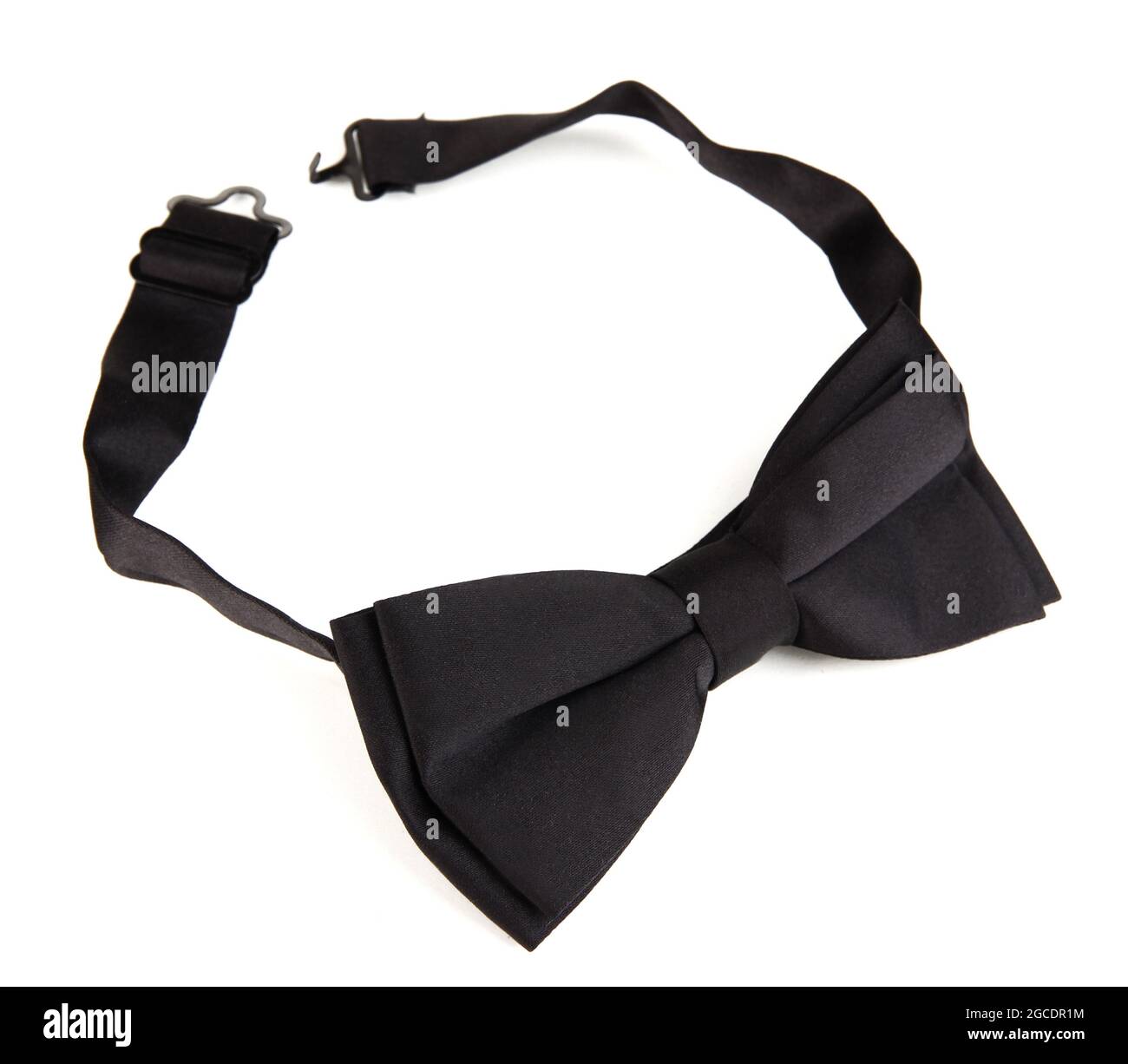 Black bow tie isolated on white Stock Photo Alamy